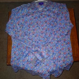 Large mens Tallia button down shirt